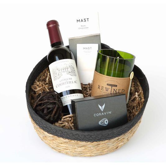 Wine Lovers Gift Box - DJW Custom Baskets & Beyond