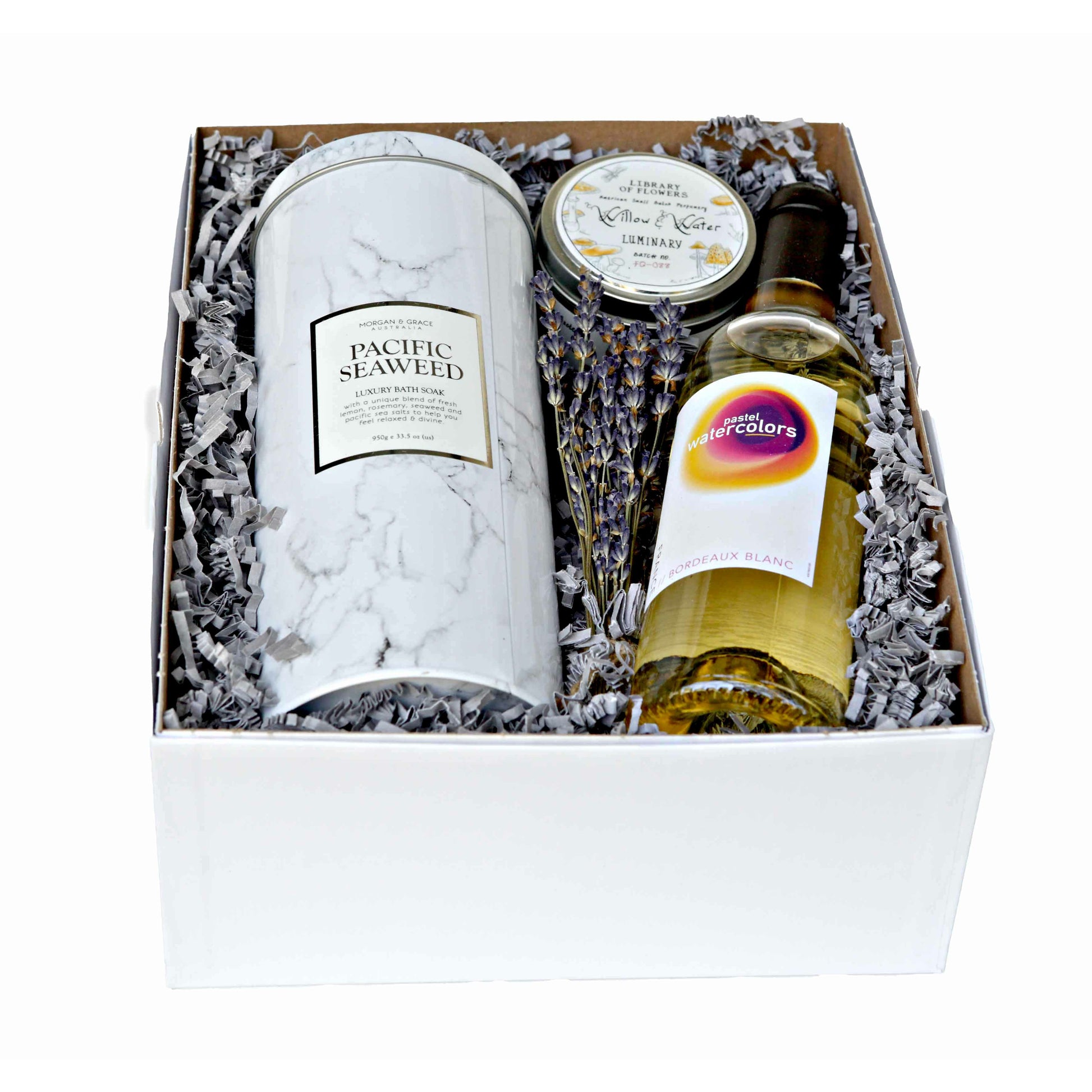 Luxury Bath Set Gift Box - DJW Custom Baskets & Beyond