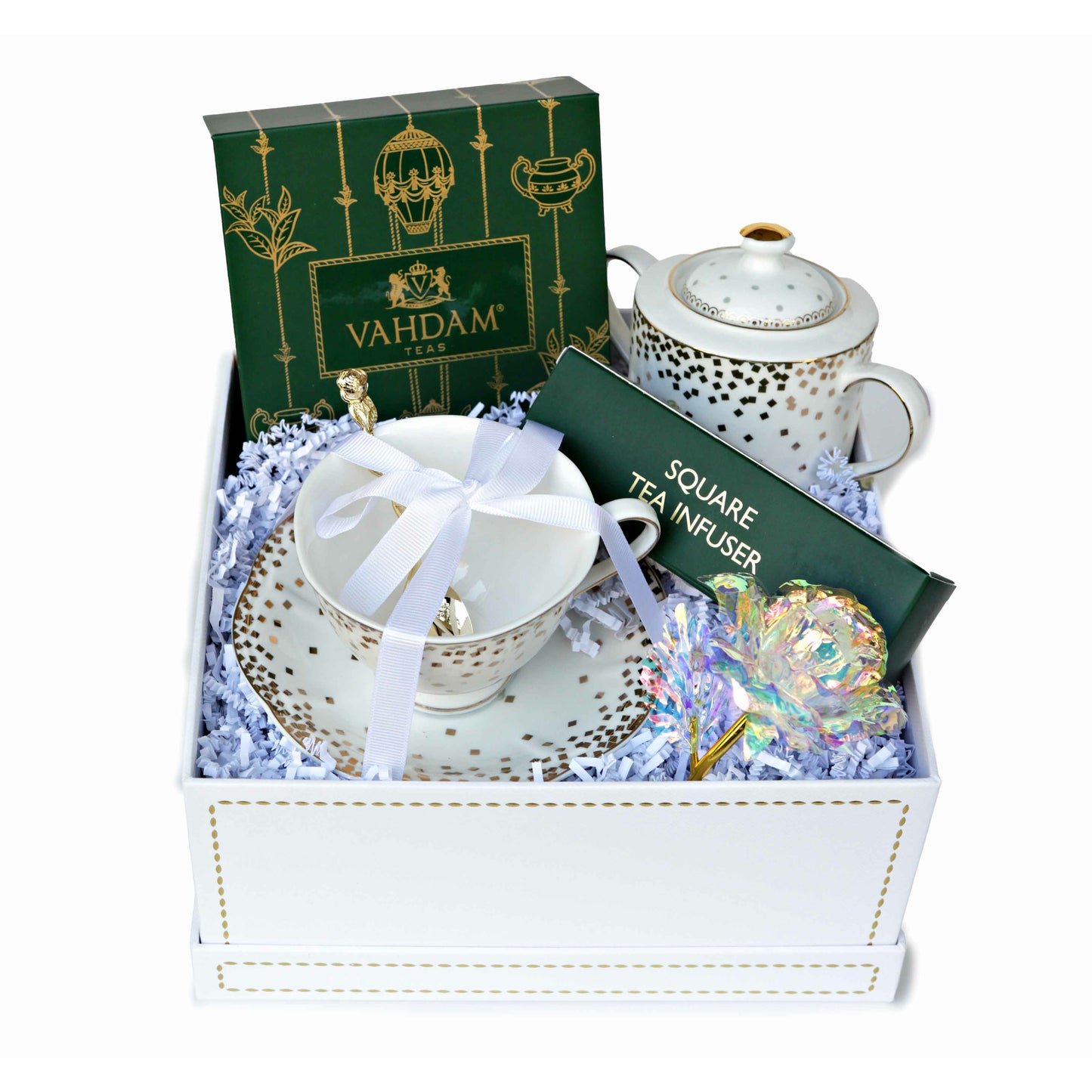 Vahdam Tea Time Gift Box - DJW Custom Baskets & Beyond