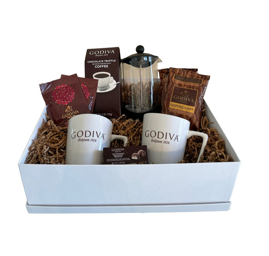 Godiva Coffee Gift Box - DJW Custom Baskets & Beyond