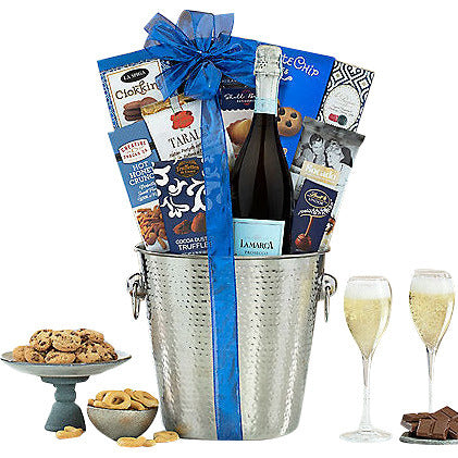 La Marca Prosecco: Sparkling Wine Gift Basket - DJW Custom Baskets & Beyond