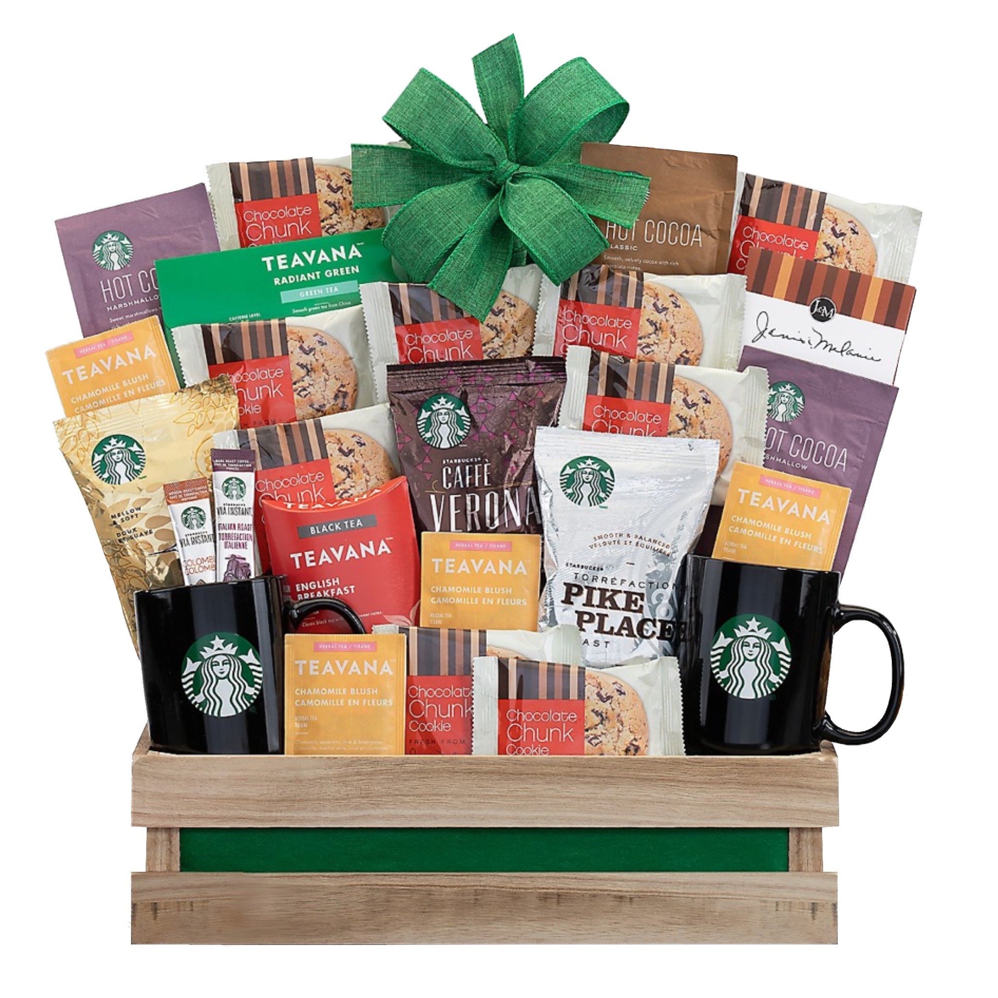 Starbucks Coffee, Tea and Cookie Gift Baskets